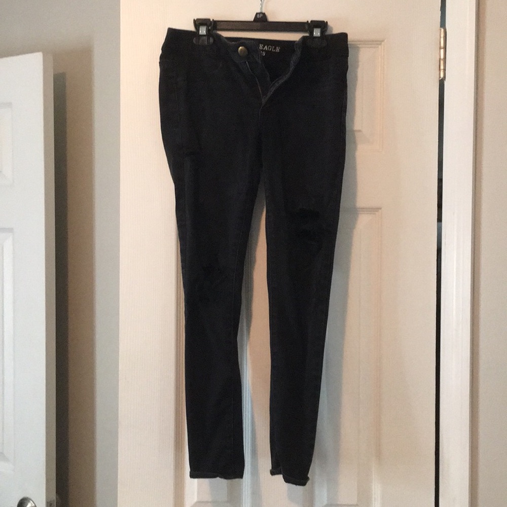 Black American Eagle Jeggings